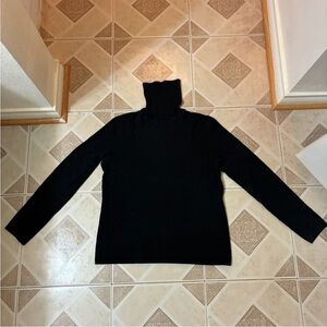 Ralph Lauren merino wool Black Turtleneck Sweater